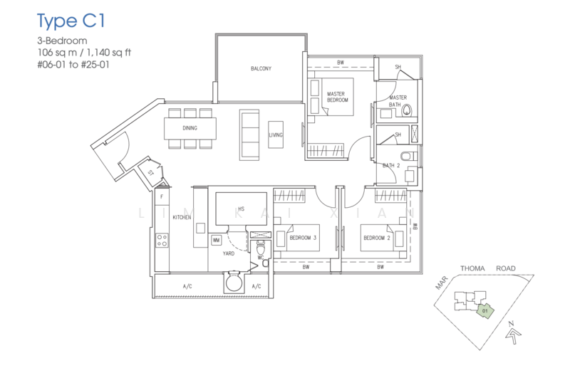 Riviera 38, 38 Mar Thoma Road, 3 Bedrooms, 1,141 sqft, Condominium For Sale, by Lim Kai Xian, 500169104 - PropertyGuru.com.sg