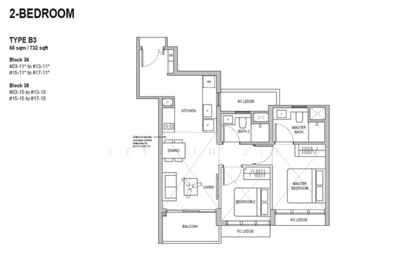 Rare loft 2B2B penthouse 4 min walk to Lentor MRT and within 1km to CHIJ St Nicholas, , 2 Bedrooms, 732 sqft, Condominium For Sale, by Lee Yin Jie, 500169116 - PropertyGuru.com.sg