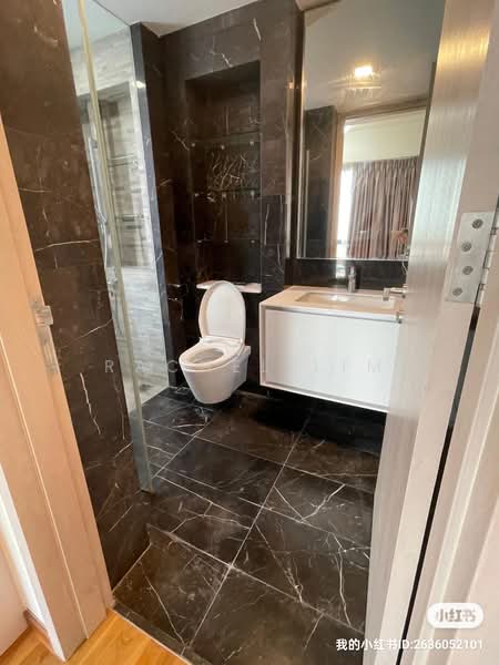 J Gateway, 2 Gateway Drive, 3 Bedrooms, 678 sqft, Condominium For Rent, by Rachel Lim, 500169137 - Bathroom - PropertyGuru.com.sg