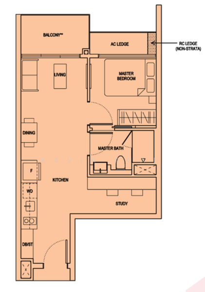 Affinity At Serangoon, 28 Serangoon North Avenue 1, 1 Bedroom, 538 sqft, Condominium For Sale, by Kavin Kuah, 500169138 - PropertyGuru.com.sg