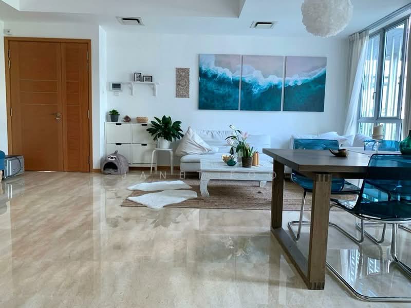 Caribbean at Keppel Bay, 30 Keppel Bay Drive, 3 Bedrooms, 1,475 sqft, Condominium For Rent, by Janet Foo, 500169142 - Living Room - PropertyGuru.com.sg