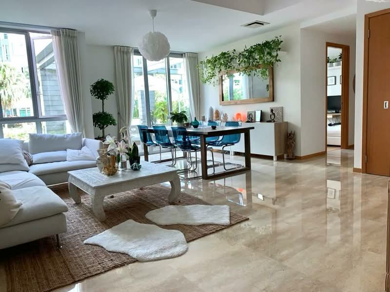 Caribbean at Keppel Bay, 30 Keppel Bay Drive, 3 Bedrooms, 1,475 sqft, Condominium For Rent, by Janet Foo, 500169142 - Living Room - PropertyGuru.com.sg