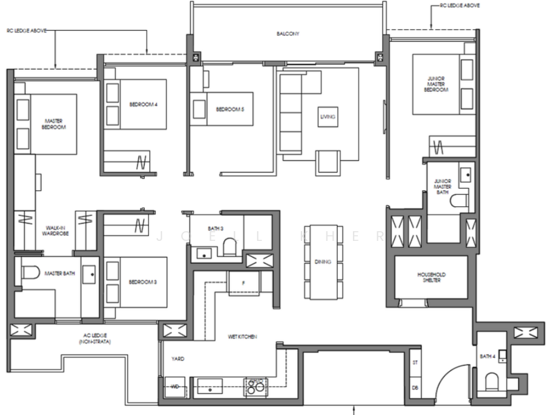 1KM TO NANHUA PRI, LOW PSF, , 5 Bedrooms, 1,485 sqft, Condominium For Sale, by Joell Kher, 500169157 - PropertyGuru.com.sg