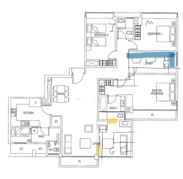 Citylights, 86 Jellicoe Road, 3 Bedrooms, 1,893 sqft, Condominium For Sale, by Dennis Lim, 500169182 - PropertyGuru.com.sg