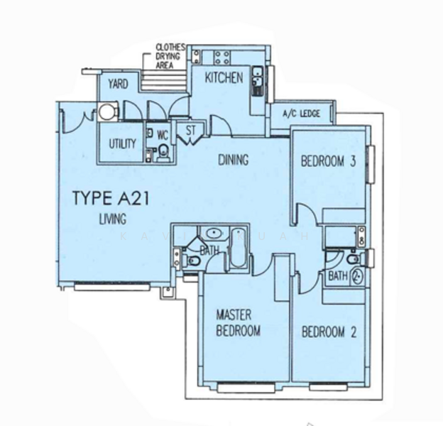 The Rivervale, 3 Rivervale Link, 3 Bedrooms, 1,302 sqft, Condominium For Sale, by Kavin Kuah, 500169184 - PropertyGuru.com.sg