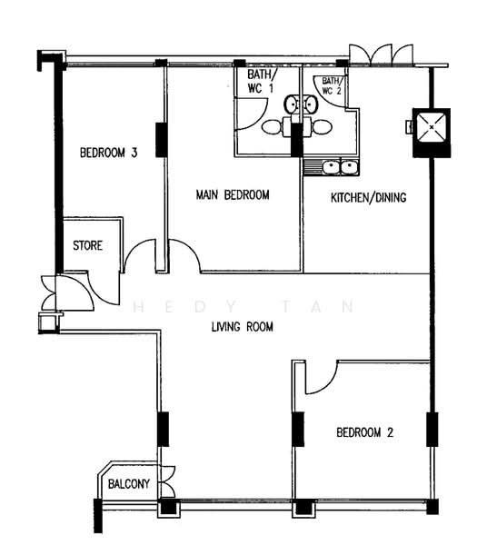 436 Hougang Avenue 8, 436 Hougang Avenue 8, 3 Bedrooms, 1,323 sqft, HDB Flat For Rent, by Hedy Tan, 500169199 - PropertyGuru.com.sg