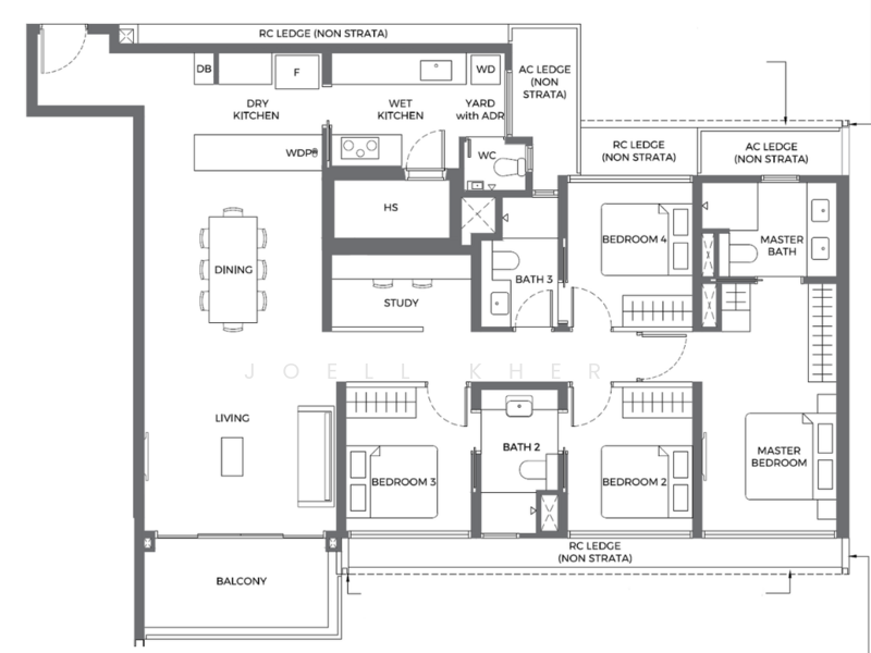 Large 4 Bedroom Family Home in ⭐️ Clementi ⭐️, , 4 Bedrooms, 1,507 sqft, Condominium For Sale, by Joell Kher, 500169207 - PropertyGuru.com.sg