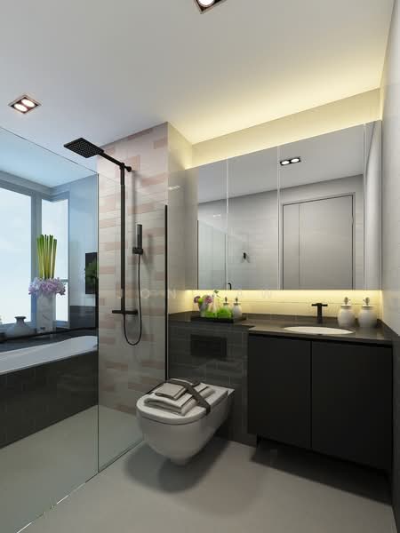 Park Green, 2 Rivervale Link, 4 Bedrooms, 1,389 sqft, Condominium For Sale, by Jon Law, 500169210 - Bathroom - PropertyGuru.com.sg