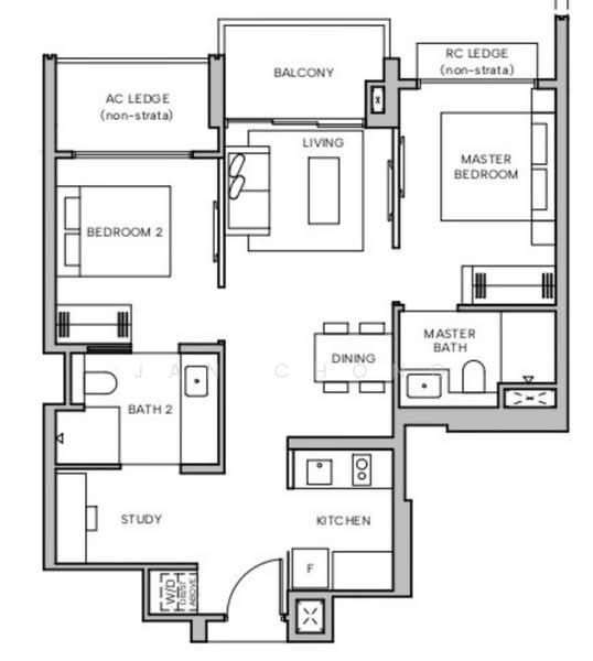 Hudson Place Residences, , 2 Bedrooms, 646 sqft, Condominium For Sale, by Jan Chong, 500169217 - PropertyGuru.com.sg