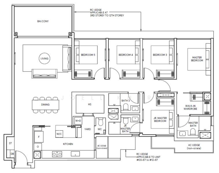 Integrated Development Above MRT & Shopping Mall, , 5 Bedrooms, 1,679 sqft, Condominium For Sale, by Joell Kher, 500169255 - PropertyGuru.com.sg