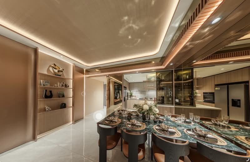 Integrated Development Above MRT & Shopping Mall, , 5 Bedrooms, 1,679 sqft, Condominium For Sale, by Joell Kher, 500169255 - Dining Room - PropertyGuru.com.sg