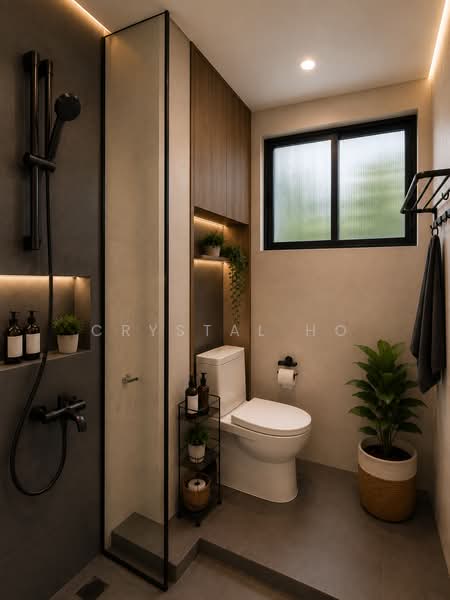 538 Ang Mo Kio Avenue 5, 538 Ang Mo Kio Avenue 5, 2 Bedrooms, 732 sqft, HDB Flat For Sale, by Crystal Ho, 500169260 - Bathroom - PropertyGuru.com.sg
