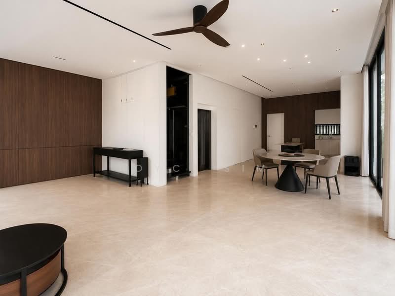 Almost brand new corner terrace house for rent at Bukit Timah, Upper Bukit Timah road, Tham Soong Ave, Lorong pisang udang, 7 Bedrooms, 5,000 sqft, Corner Terrace For Rent, by Joyce Sim, 500169265 - Living Room - PropertyGuru.com.sg