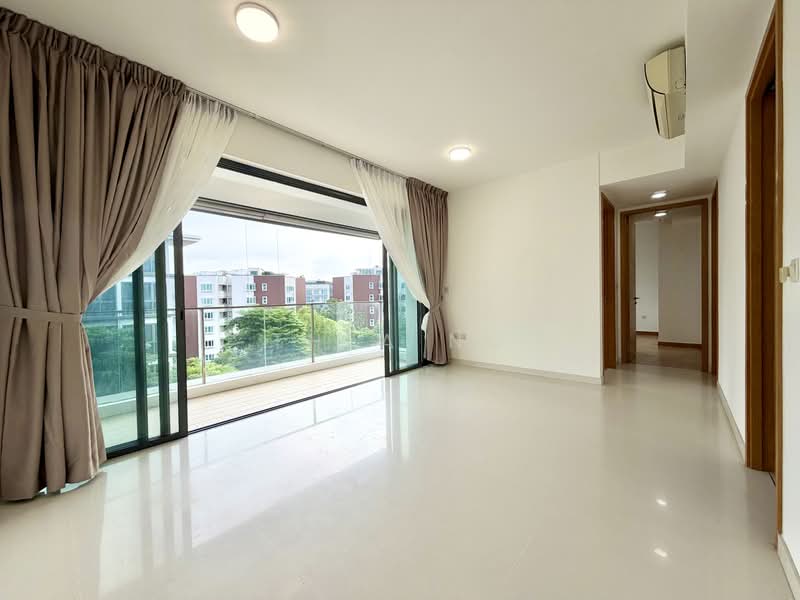 Hedges Park Condominium, 77 Flora Drive, 2 Bedrooms, 764 sqft, Condominium For Rent, by Thea Ng, 500169275 - Living Room - PropertyGuru.com.sg