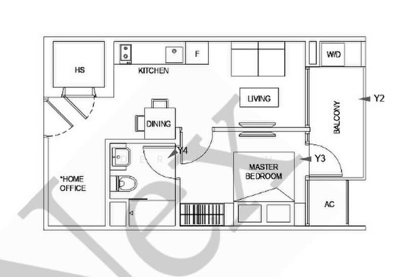 Guillemard Edge, 38 Lorong 30 Geylang, 1 Bedroom, 441 sqft, Condominium For Rent, by Derek Soh, 500169292 - PropertyGuru.com.sg