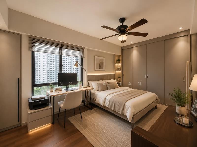 666A Jurong West Street 65, 666A Jurong West Street 65, 4 Bedrooms, 1,399 sqft, HDB Flat For Sale, by Angelia Tan, 500169323 - Master Bedroom (after AI remodel) - PropertyGuru.com.sg