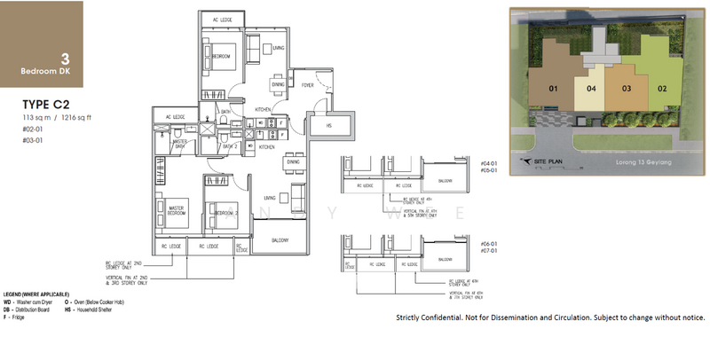 Gems Ville, 8 Lorong 13 Geylang, 3 Bedrooms, 1,130 sqft, Condominium For Sale, by Andy Wee, 500169325 - PropertyGuru.com.sg