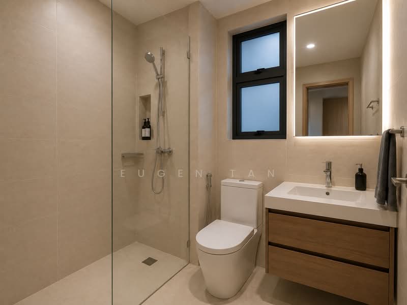H2O Residences, 32 Fernvale Link, 2 Bedrooms, 883 sqft, Condominium For Sale, by Eugen Tan, 500169344 - Bathroom - PropertyGuru.com.sg