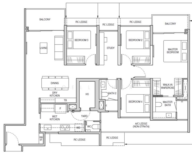 TOP IN 6 MONTHS, MINS WALK TO MRT, , 4 Bedrooms, 1,313 sqft, Condominium For Sale, by Joell Kher, 500169352 - PropertyGuru.com.sg