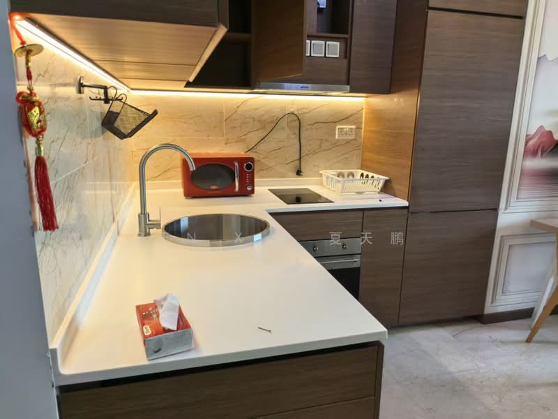 Queens Peak, 1 Dundee Road, 3 Bedrooms, 807 sqft, Condominium For Rent, by Ben XIA 夏天鹏, 500169353 - Kitchen - PropertyGuru.com.sg