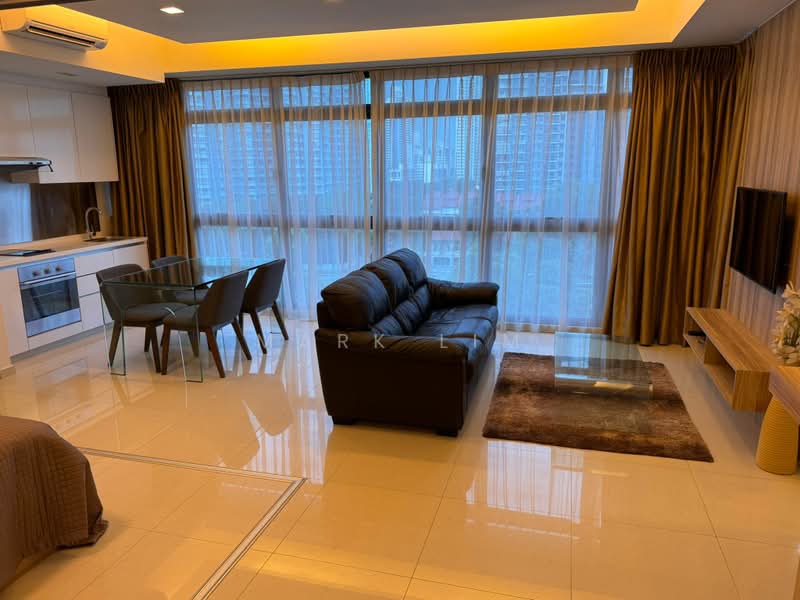 City Square Residences, 14 Kitchener Link, 1 Bedroom, 570 sqft, Condominium For Rent, by Mark Lim, 500169392 - Living Room - PropertyGuru.com.sg