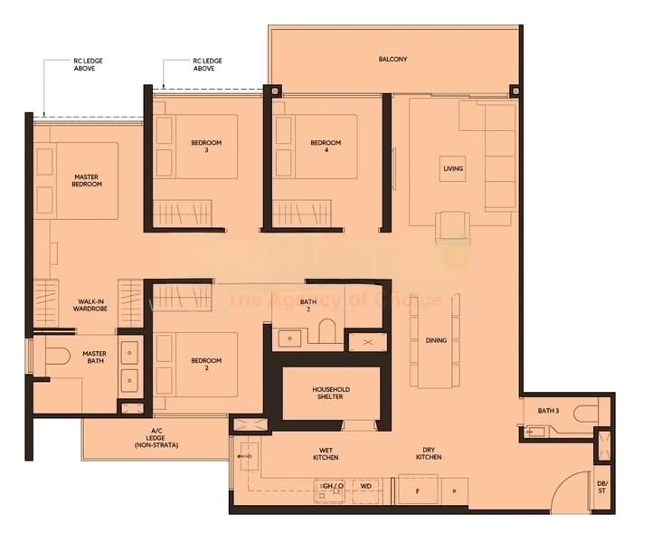 Lentor Mansion, 62 Lentor Gardens, 4 Bedrooms, 1,227 sqft, Condominium For Sale, by Wong Jun Jie, 500169410 - PropertyGuru.com.sg