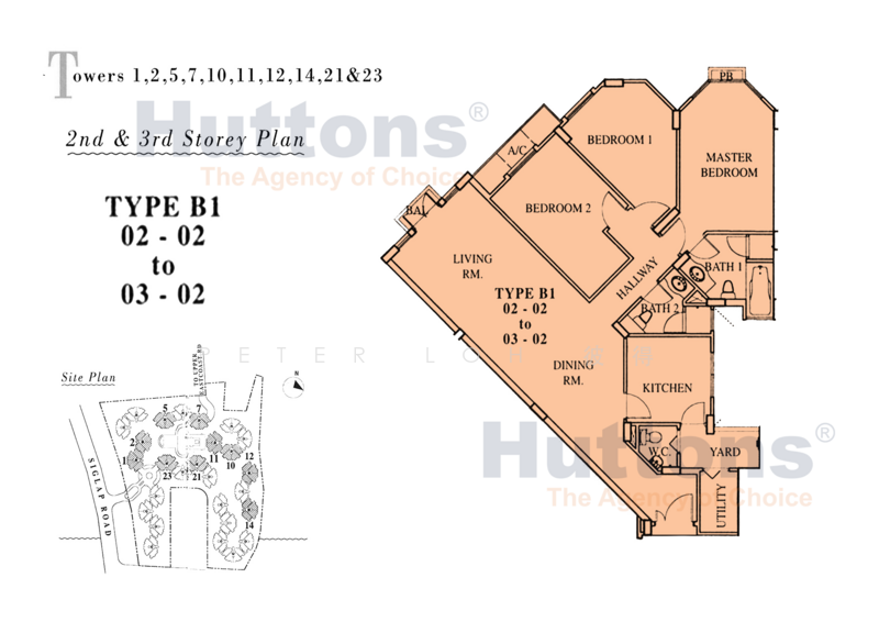 Villa Marina, 21 Jalan Sempadan, 3 Bedrooms, 1,281 sqft, Condominium For Sale, by Peter Loh 彼得, 500169462 - PropertyGuru.com.sg