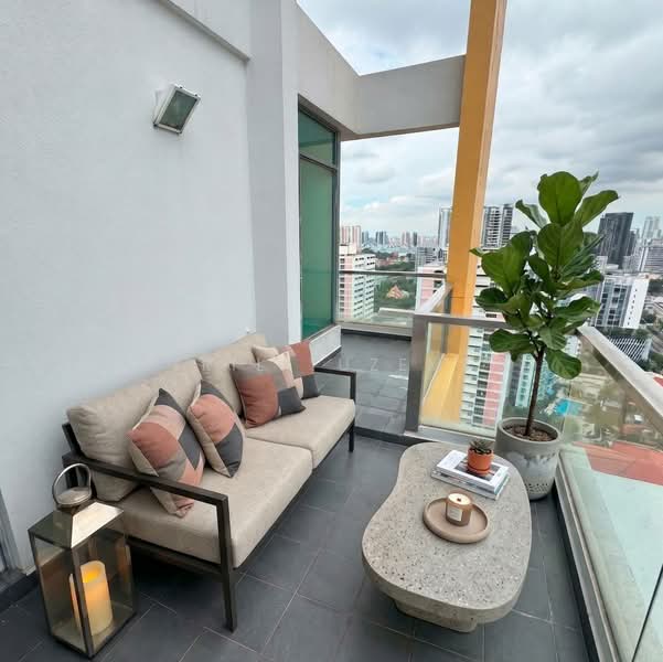 The Citrine, 18 Jalan Datoh, 3 Bedrooms, 1,981 sqft, Apartment For Sale, by Cyril Tuzemen, 500169608 - Balcony - PropertyGuru.com.sg