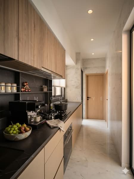 Sceneca Residence, Tanah Merah Kechil Link, 4 Bedrooms, 1,518 sqft, Condominium For Rent, by Lim Chew Yee, 500169618 - Kitchen - PropertyGuru.com.sg