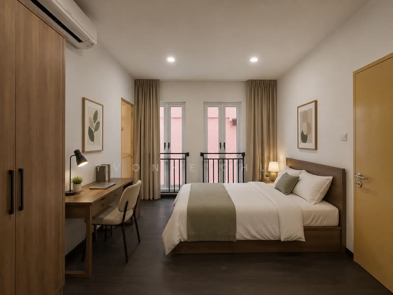 Rare conserved shophouse in Tessensohn road mins walk to MRT, , Room Rental, 450 sqft, Conservation House For Rent, by Yvonne Chua, 500169630 - Bedroom - PropertyGuru.com.sg