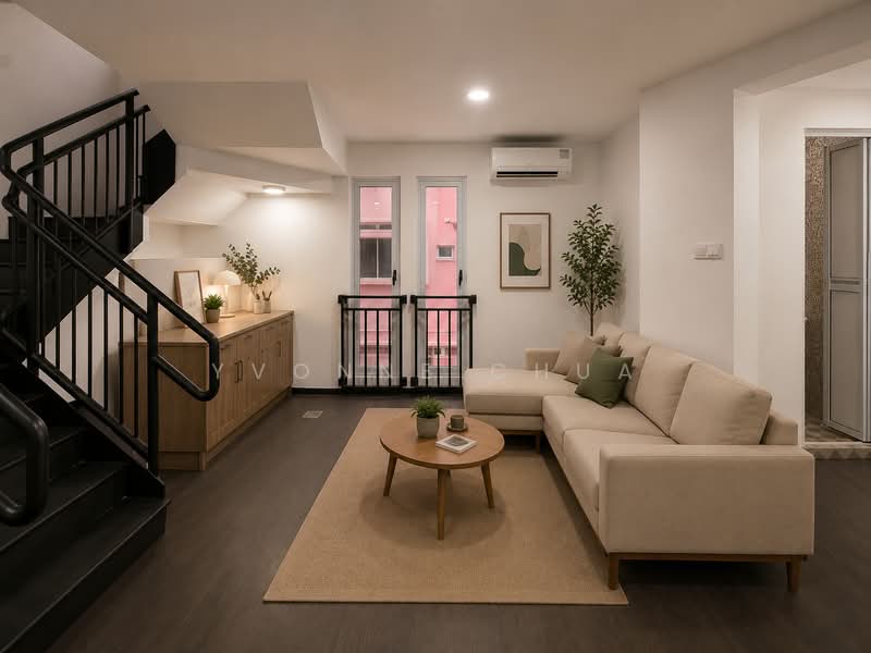 Rare conserved shophouse in Tessensohn road mins walk to MRT, , Room Rental, 450 sqft, Conservation House For Rent, by Yvonne Chua, 500169630 - Living Room - PropertyGuru.com.sg