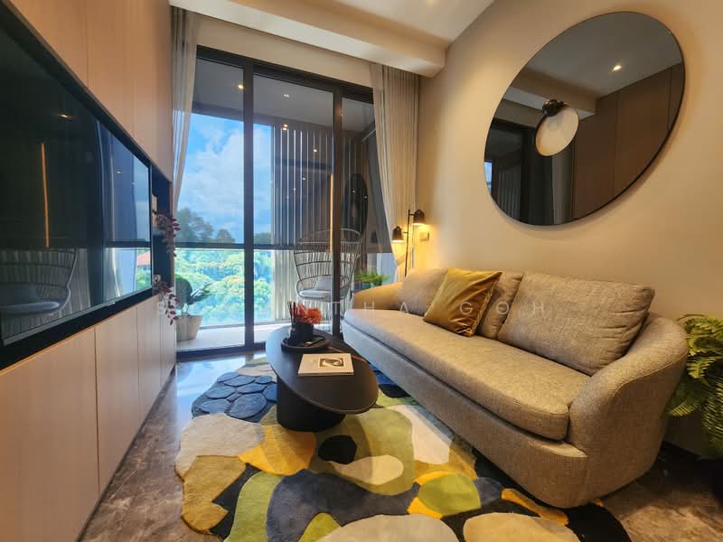 19 Nassim, 19 Nassim Hill, 1 Bedroom, 538 sqft, Condominium For Rent, by Samantha Goh, 500169637 - Living Room - PropertyGuru.com.sg