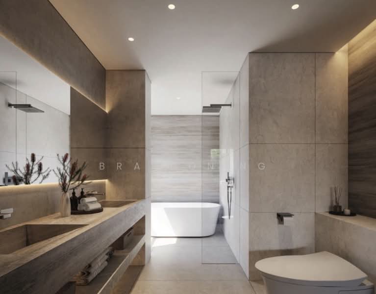 ⭐️⭐️LANDED7772 @ BRAND NEW SEMI-D NEAR SIGLAP MRT, , 5 Bedrooms, 6,152 sqft, Semi-Detached House For Sale, by Brandon Ng, 500169685 - Bathroom - PropertyGuru.com.sg
