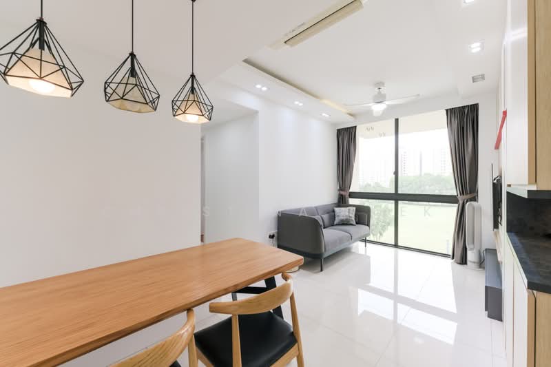 The Amore, 55 Edgedale Plains, 2 Bedrooms, 700 sqft, Executive Condominium For Sale, by Christina Quek, 500169715 - Living Room - PropertyGuru.com.sg