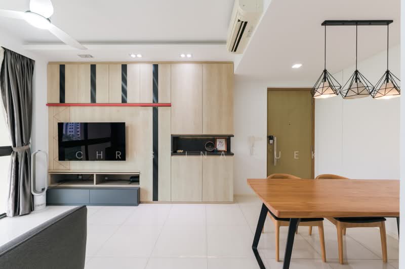 The Amore, 55 Edgedale Plains, 2 Bedrooms, 700 sqft, Executive Condominium For Sale, by Christina Quek, 500169715 - Living Room - PropertyGuru.com.sg