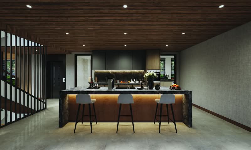⭐⭐LANDED7772@ Braddell Heights Estate Brand New Detached, Braddell Road, Sommerville, 6 Bedrooms, 11,060 sqft, Detached House For Sale, by Joshua Loo, 500169734 - Kitchen - PropertyGuru.com.sg