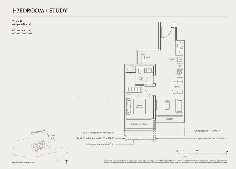 UPPERHOUSE at Orchard Boulevard, 22 Orchard Boulevard, 1 Bedroom, 474 sqft, Condominium For Sale, by Lily Tan, 500169735 - AS1 - PropertyGuru.com.sg