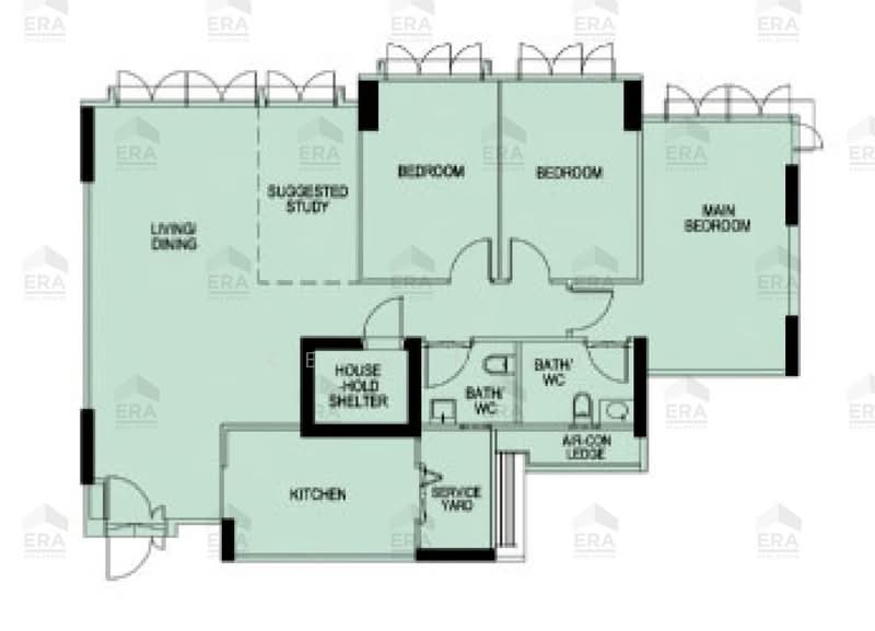 416A Fernvale Link, 416A Fernvale Link, 3 Bedrooms, 1,216 sqft, HDB Flat For Rent, by Kelvin Su, 500169744 - PropertyGuru.com.sg