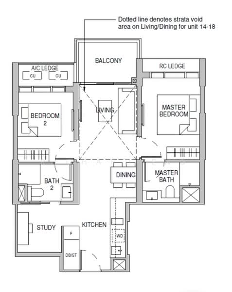 Sceneca Residence, Tanah Merah Kechil Link, 2 Bedrooms, 753 sqft, Condominium For Rent, by Richard Eng, 500169794 - PropertyGuru.com.sg