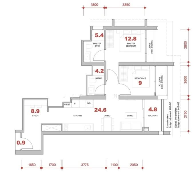 Promenade Peak, 1 Zion Road, 2 Bedrooms, 764 sqft, Condominium For Sale, by Jesse Ng, 500169817 - PropertyGuru.com.sg