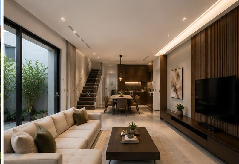 19 jalan lakum, Seletar Hills Estate, 8 Bedrooms, 5,700 sqft, Terraced House For Sale, by Alex Toh C W, 500169871 - Living Room - PropertyGuru.com.sg