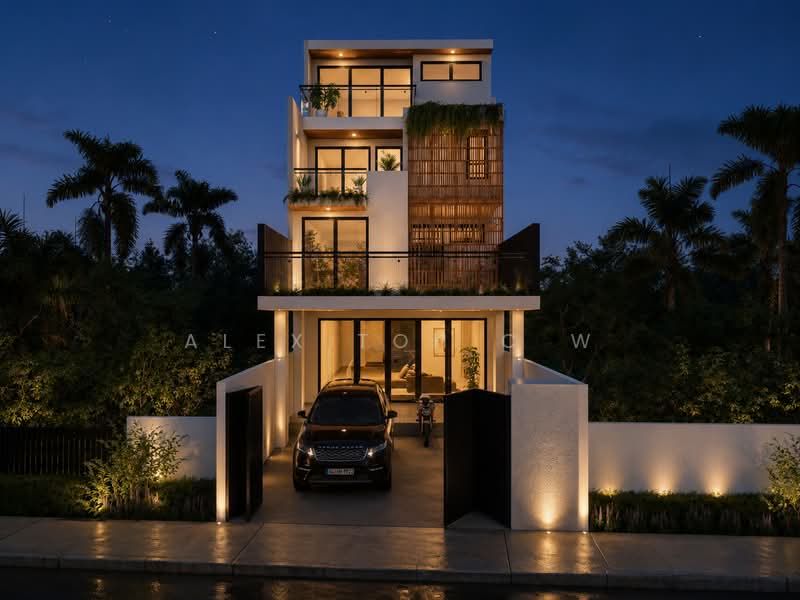 jalan lakum, Seletar Hills Estate, Seletar / Yio Chu Kang, 8 Bedrooms, 5,700 sqft, Terraced House For Sale, by Alex Toh C W, 500169871 - Exterior - PropertyGuru.com.sg