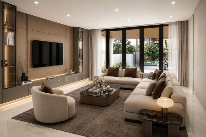 jalan lakum, Seletar Hills Estate, Seletar / Yio Chu Kang, 8 Bedrooms, 5,700 sqft, Terraced House For Sale, by Alex Toh C W, 500169871 - Living Room - PropertyGuru.com.sg