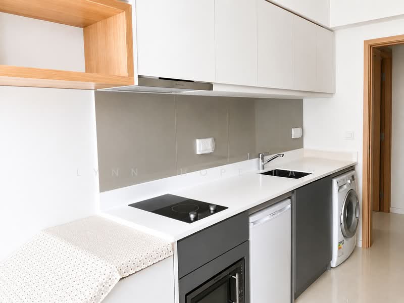 Q Bay Residences, 1 Tampines Street 86, Studio, 300 sqft, Condominium For Rent, by Lynn Hope Tan, 500169876 - Kitchen - PropertyGuru.com.sg