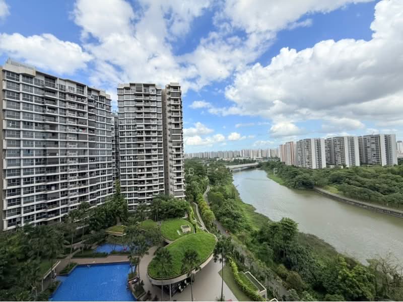 RiverTrees Residences, 29 Fernvale Close, 3 Bedrooms, 1,119 sqft, Condominium For Sale, by Phoebe Lee, 500169970 - View from Living Room - PropertyGuru.com.sg