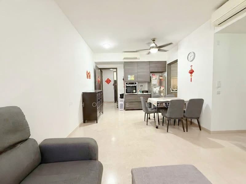 RiverTrees Residences, 29 Fernvale Close, 3 Bedrooms, 1,119 sqft, Condominium For Sale, by Phoebe Lee, 500169970 - Spacious Living Room - PropertyGuru.com.sg