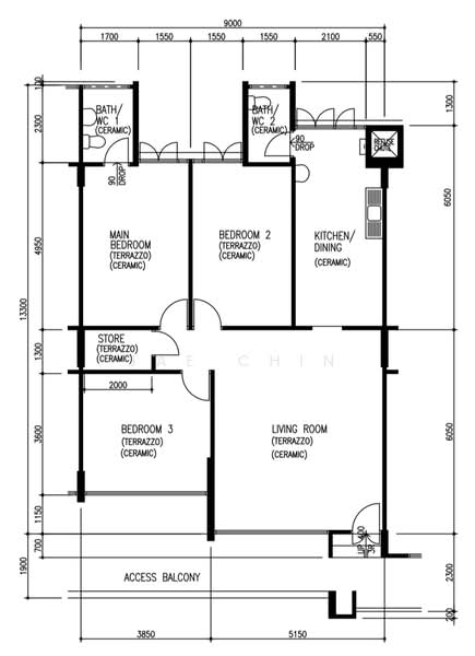 852 Yishun Street 81, 852 Yishun Street 81, 3 Bedrooms, 1,119 sqft, HDB Flat For Sale, by Jae Chin, 500170001 - PropertyGuru.com.sg