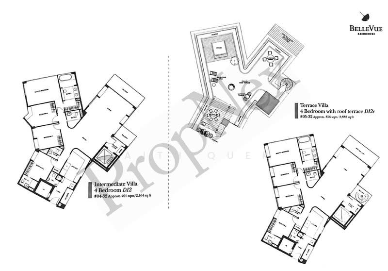 Belle Vue Residences, 15 Oxley Walk, 4 Bedrooms, 3,832 sqft, Condominium For Sale, by Faith Quek, 500170010 - PropertyGuru.com.sg