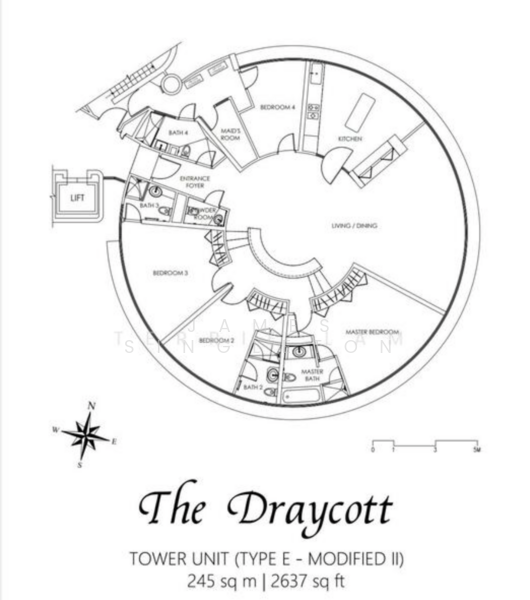 The Draycott, 50 Draycott Park, 4 Bedrooms, 2,637 sqft, Condominium For Sale, by James Singleton, 500170021 - PropertyGuru.com.sg