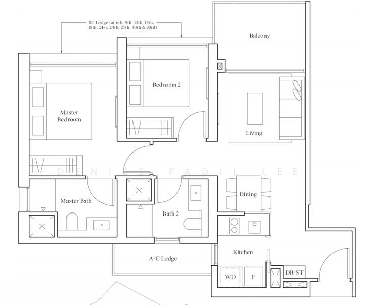 Avenue South Residence, 11 Silat Avenue, 2 Bedrooms, 732 sqft, Condominium For Sale, by Denise Fadil Lee, 500170036 - PropertyGuru.com.sg